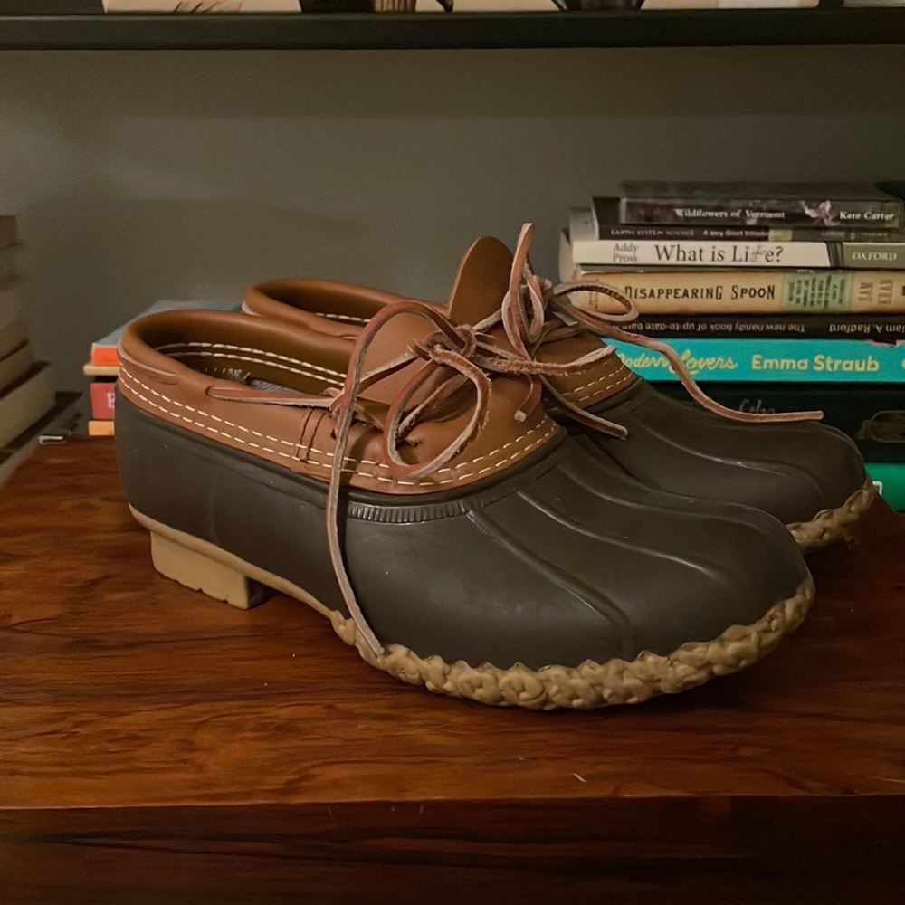 LL Bean Women’s Rubber Mocs Bean Boots size 7M